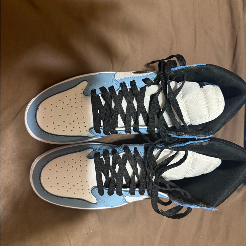 Like New Nike Air Jordan Men’s shoes, size 8.5. Little wear from being stored.